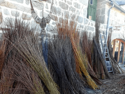 Atelier de vannier de la formation vannerie proche d'Aurillac