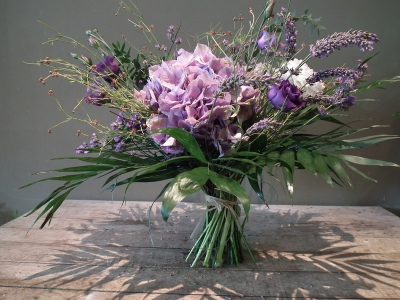Bouquet de fleurs pendant la formation fleuriste à Toulouse