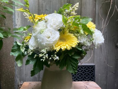 Bouquet pendant la formation fleuriste à Paris