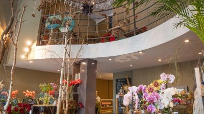 Boutique pendant le stage autour de la fleuristerie