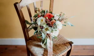Bouquet de fleurs faits pendant la formation fleuriste à Bordeaux en Gironde