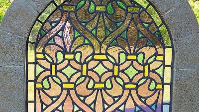 Cistercien stage de vitrail en Tiffany dans le Gers