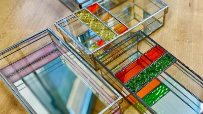 Composition originale de vitraux - formation vitrailliste en Haute-Garonne