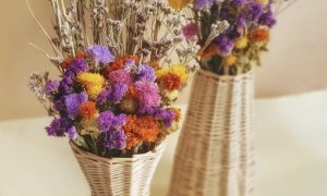 Pots de fleurs en osier formation vannerie d'osier proche d'Aix-en-Provence en PACA