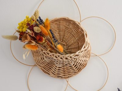 Petit panier de décoration formation vannerie d'osier proche d'Aix-en-Provence en PACA