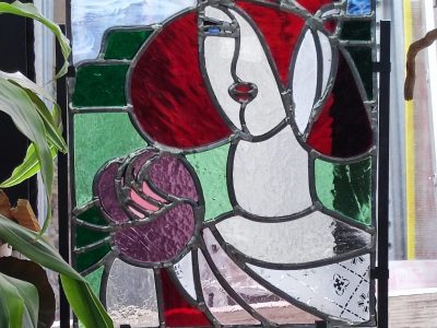 Vitrail de Pascal, stagiaire pendant la formation vitrailliste à Castres