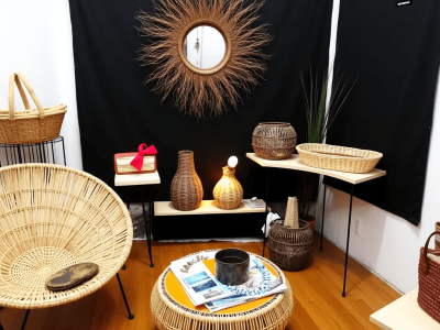 Créations en osier de Maïté formation à la vannerie d'osier dans les Landes