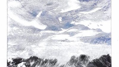 Paysage stage d'initiation à la technique du Monotype