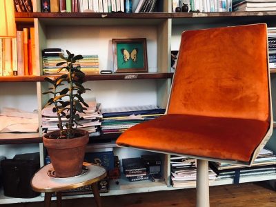 Fauteuil pendant la formation tapissier décorateur à Bordeaux