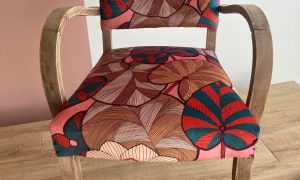 Fauteuil pendant la formation tapissier garnisseur à Bordeaux