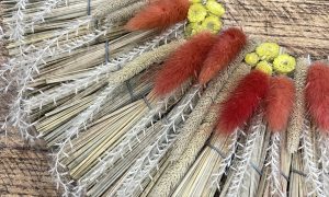Fleurs séchées pendant la formation fleuriste à Paris en Ile-de-France