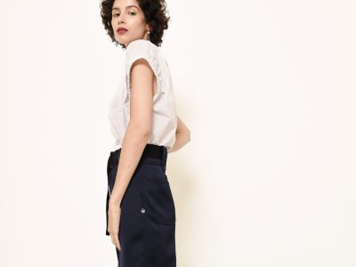 Tenue faite par une couturière pendant la formation couture en Normandie