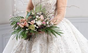 Bouquet de mariage pendant la formation fleuriste à Toulouse en Occitanie