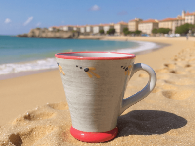 Mug fait pendant la formation céramique à Béziers dans l'Hérault
