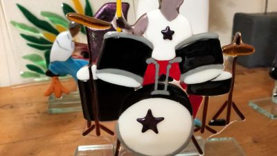 Batterie de musique pour le stage de fusing dans le Gers