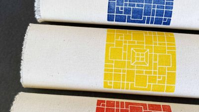 Exemple de broderie pendant le stage d'initiation vers Clermont-Ferrand