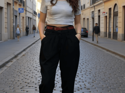 Pantalon pendant la formation couture vêtement flou à Lille