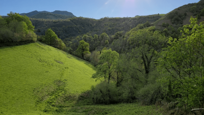 Paysage pendant le stage pour devenir berger éleveur dans le Pays Basque