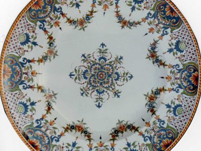 Assiette décor rayonnant Décoration en Céramique dans le lot