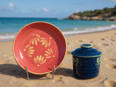 Poteries pendant la formation céramique à Béziers en Occitanie