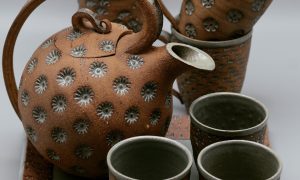Poteries pendant la formation céramique à Giroussens