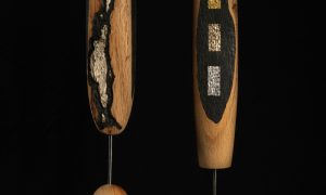 Sculpture de Ludovic qui propose une formation en tournage sur bois vers Toulouse
