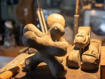 Sculptures pendant la formation tailleur de pierre vers Toulouse
