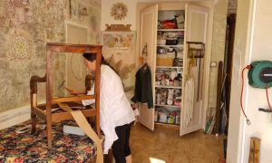 Siège au cours de la formation en tapisserie d'ameublement proche de Carcassonne et Narbonne