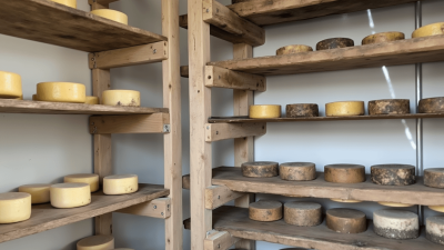 Fromages pendant le stage pour devenir berger dans les Pyrénées