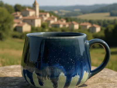 Tasse pendant la formation céramique avec une céramiste en Dordogne