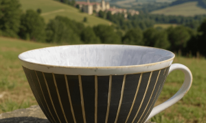 Tasse pendant la formation céramique et poterie vers Périgueux