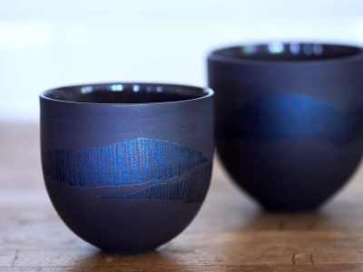 Tasses de céramiste pendant la formation céramique vers Nantes