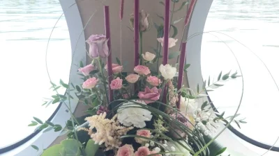 Bouquet pendant l'atelier en compositions florales vers Rouen