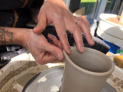 Tournage céramique pendant la formation vers Lannemezan dans les Hautes Pyrénées