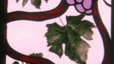 Vigne de raison stage de vitrail Tiffany et plomb