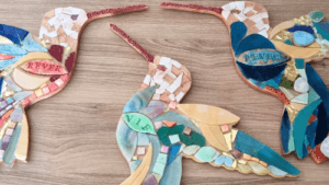 Trois colibris atelier Mosaïque : Crée votre Colibri