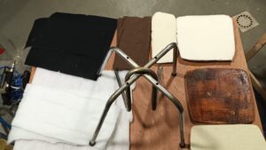 Matériaux pour l'assise atelier redonnez vie à une chaise formica