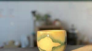 Tasse faite pendant le stage d'immersion en céramique