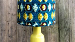Lampe textile wax atelier créer votre abat-jour
