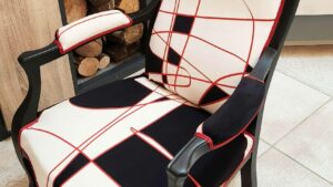 Fauteuil tissu cubisme stage réaliser votre fauteuil Voltaire